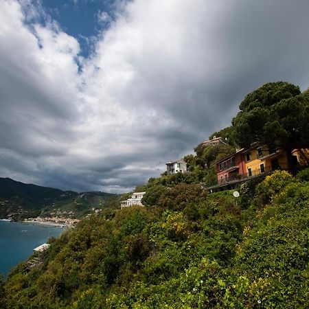 080 - La Villa Storica Il Vigneto 45B, Terrazza Sul Mare - Parcheggio Privato Gratis Moneglia Dış mekan fotoğraf