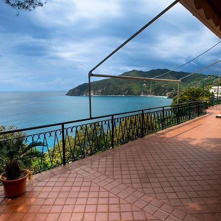 080 - La Villa Storica Il Vigneto 45B, Terrazza Sul Mare - Parcheggio Privato Gratis Moneglia Dış mekan fotoğraf
