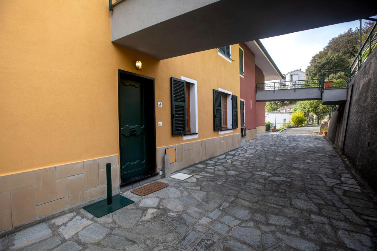 080 - La Villa Storica Il Vigneto 45B, Terrazza Sul Mare - Parcheggio Privato Gratis Moneglia Dış mekan fotoğraf