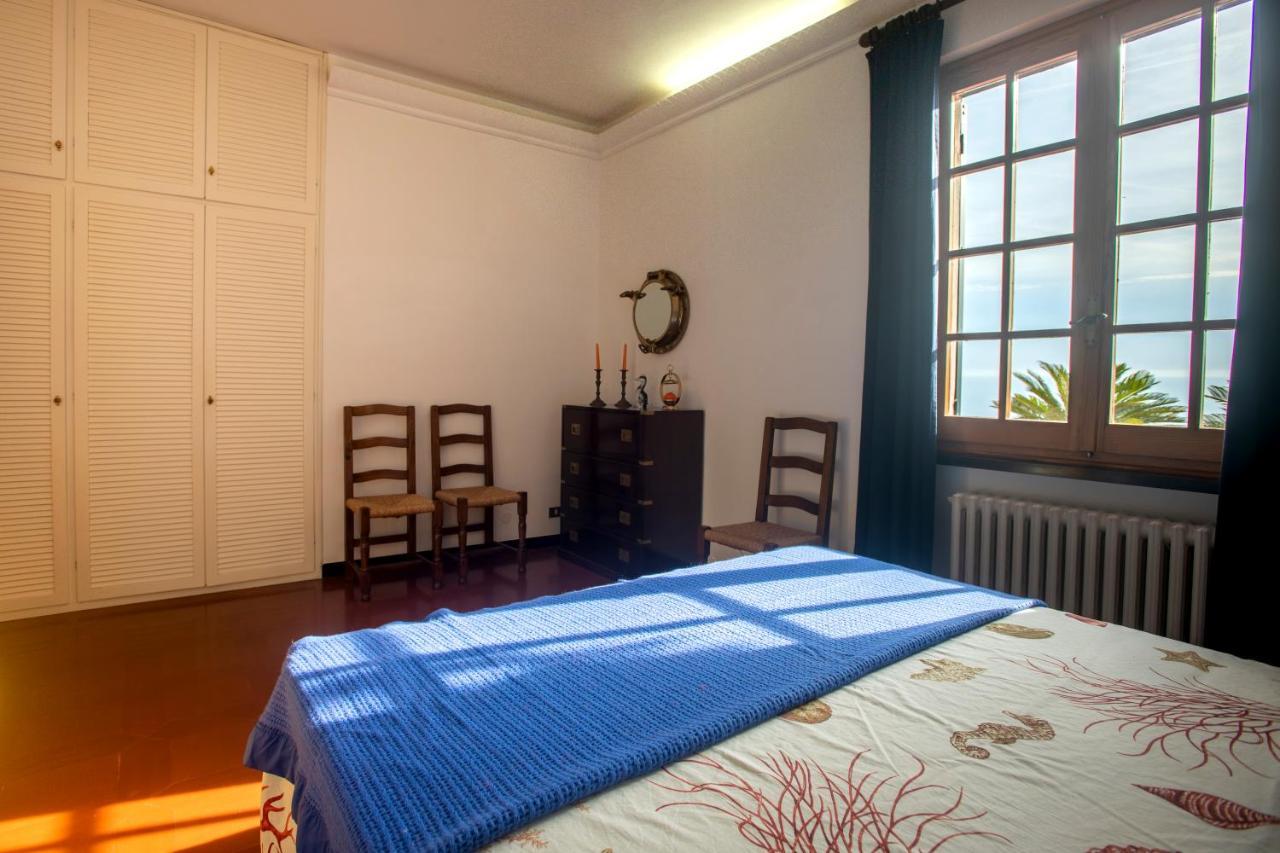 080 - La Villa Storica Il Vigneto 45B, Terrazza Sul Mare - Parcheggio Privato Gratis Moneglia Dış mekan fotoğraf