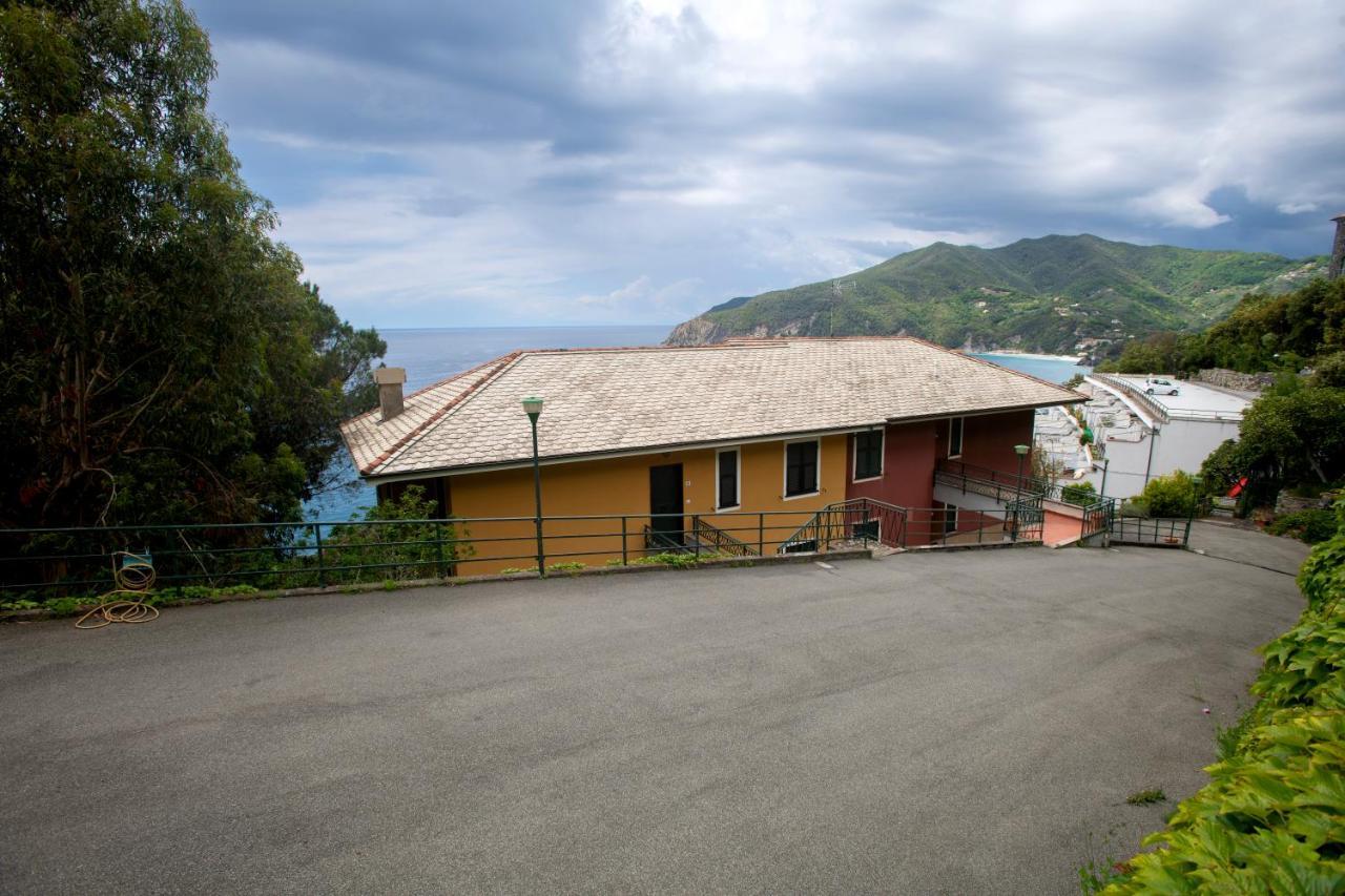 080 - La Villa Storica Il Vigneto 45B, Terrazza Sul Mare - Parcheggio Privato Gratis Moneglia Dış mekan fotoğraf